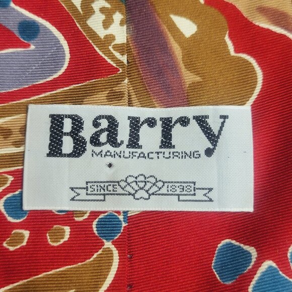 Barry Manufacturing ~ Vintage, Abstract Necktie ~ Excellent Condition - Picture 5 of 5